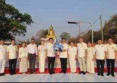 #เดย์ไทม์นิวส์ออนไลน์  อยุธยา – รัฐมนตรีว่าการกระทรวงการท่องเที่ยวและกีฬาเป็นประธานในพิธีทำบุญเมืองใจกลางอยุธยาตักบาตรพระ 1,109 รูป เนื่องในโอกาสครบรอบ 676 ปี วันสถาปนากรุงศรีอยุธยา